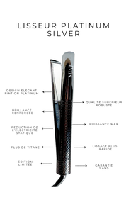 Lisseur IMK  professionnel Platinum silver