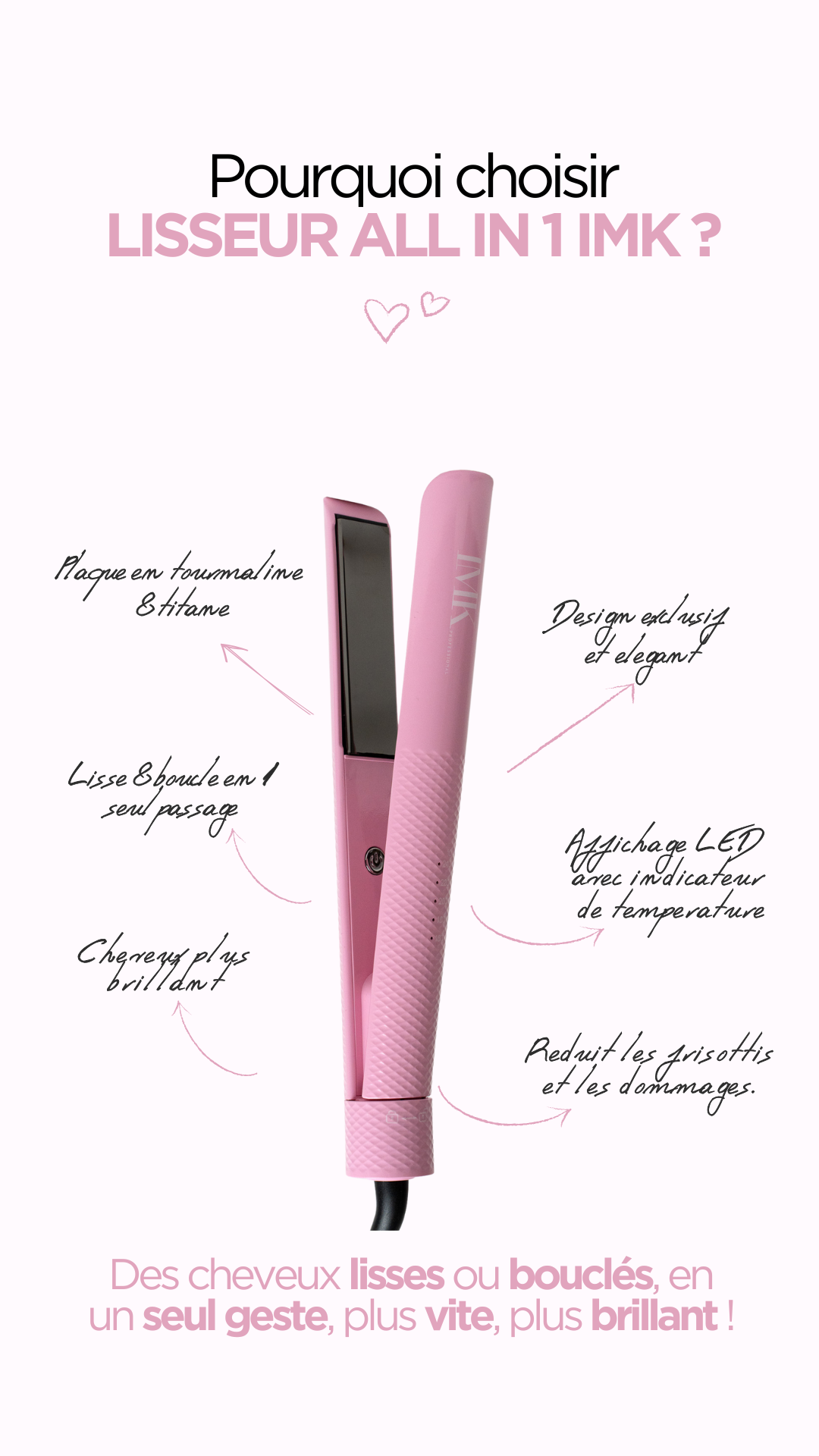 Lisseur édition pink love