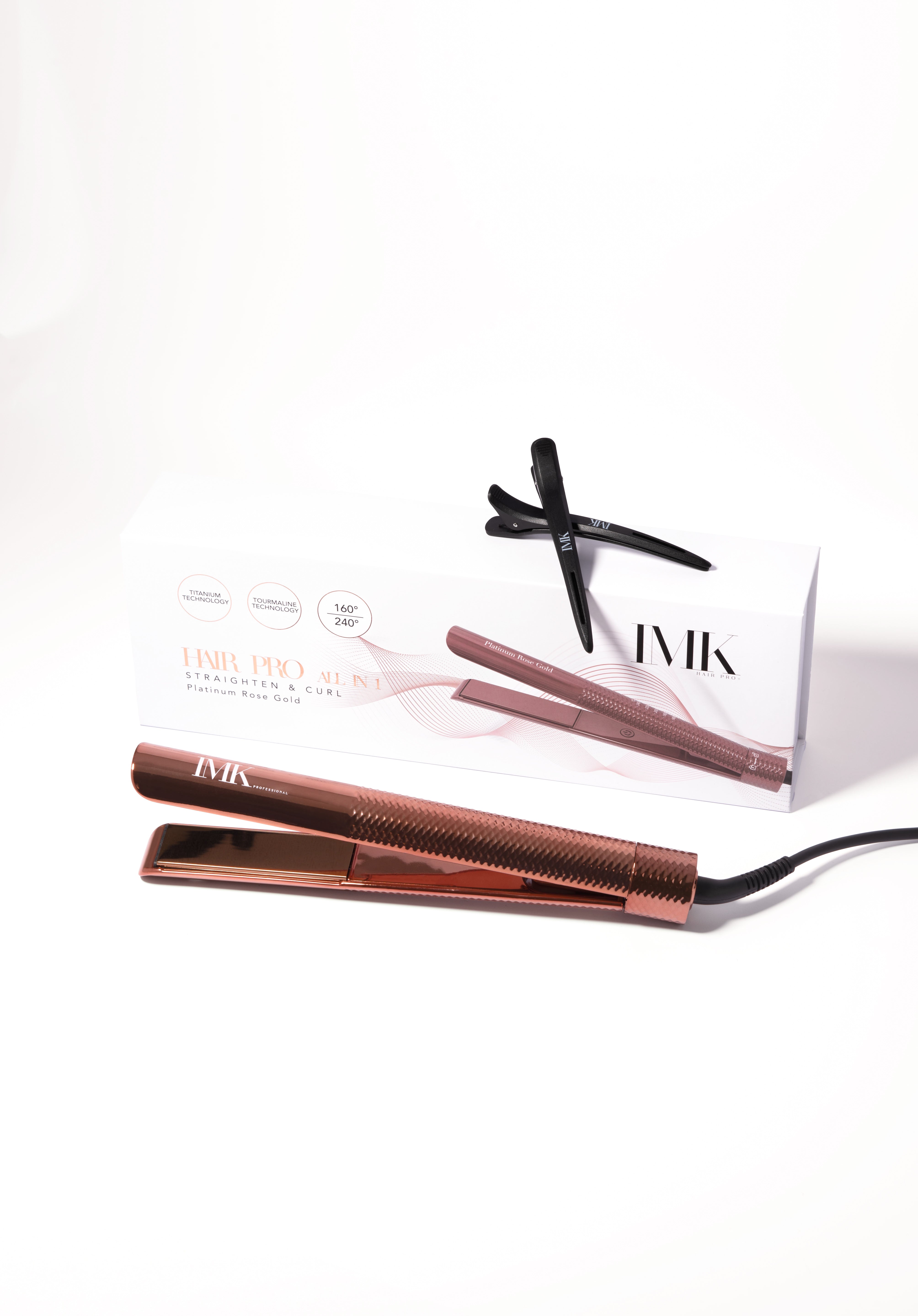 Lisseur IMK professionnel Platinum rose gold